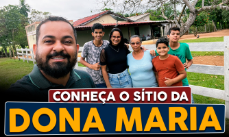 Conheça o sítio da Dona Maria, moradora da comunidade Seringal em Vila Bela da Santíssima Trindade-MT
