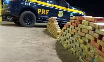 Em Campo Verde-MT, PRF apreende aproximadamente 210 kg de cocaína em caminhão