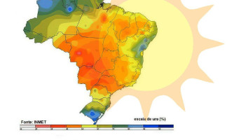 Onda de calor e baixa umidade marcam semana na maior parte do país