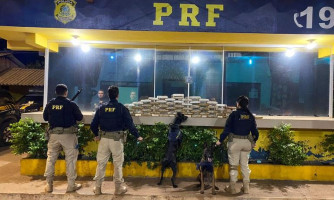 Em Barra do Garças-MT, PRF apreende 68,5kg de cocaína em compartimentos secretos de veículo