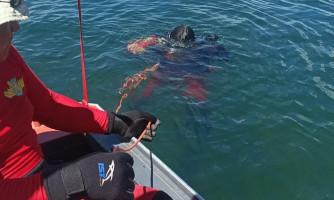 Corpo de Bombeiros resgata corpo de vítima que caiu no Lago do Manso