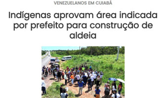 Indígenas aprovam área indicada por prefeito para construção de aldeia