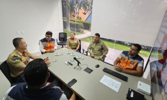 Governo de MT apresenta estrutura e ações de combate a incêndios florestais para Bombeiros de RO