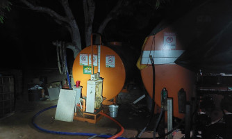 Polícia Civil fecha posto de combustível clandestino que abastecia garimpos ilegais em Pontes e Lacerda