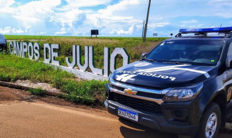 Seis envolvidos em tentativa de homicídio em Campos de Júlio são presos logo após o crime