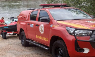 Bombeiros localizam corpos de duas crianças que se afogaram no Rio Cuiabá