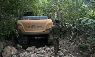 Forças de segurança de MT realizam operação para combater crimes ambientais na Terra Indígena Sararé