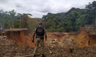 PF deflagra operação contra garimpo ilegal na Terra Indígena Sararé