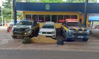 PRF apreende 100 tabletes de pasta base de cocaína em Cáceres-MT