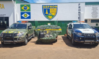 Forças de segurança apreendem 104 tabletes de drogas e causam prejuízo de R$ 1,9 milhão às facções criminosas