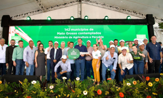 Mais de 500 máquinas do Mapa beneficiam infraestrutura dos municípios mato-grossenses