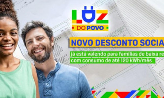 Novo desconto social na conta de luz já beneficia famílias de baixa renda em todo o Brasil