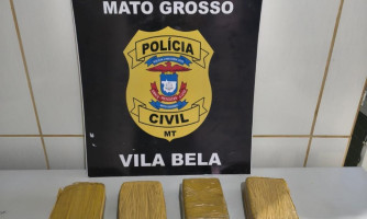 Vila Bela da Santíssima Trindade: Polícia Civil prende três pessoas, apreende adolescente e fecha ponto de venda de drogas