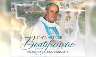 Beatificação do Padre Nazareno Lanciotti acontece neste sábado (13) e deve reunir caravanas de várias regiões