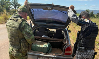 Gefron e Força Tática apreendem 248 quilos de cocaína e provocam prejuízo de R$ 4 milhões às facções criminosas