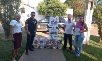 Cestas básicas apreendidas durante operação policial são doadas a famílias em Porto Esperidião
