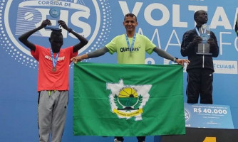 Corrida de Reis: Segundo lugar na Corrida de Reis, Wendel Jerônimo, de Pontes e Lacerda é o melhor brasileiro da prova