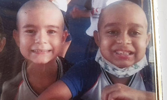 Dia do amigo: menino de 6 anos raspa cabelo para homenagear amigo com câncer em MT
