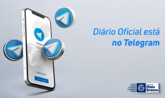 Diário Oficial agora pode ser acessado pelo aplicativo Telegram