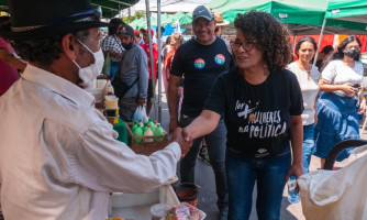 ?Edna Sampaio visita Pontes e Lacerda