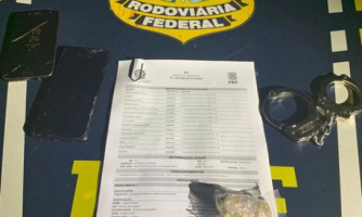Em Pontes e Lacerda, PRF prende três homens transportando ouro de forma ilegal