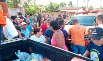 Famílias de Cáceres (MT) voltam para casa após temporal que deixou 7 mil desabrigados