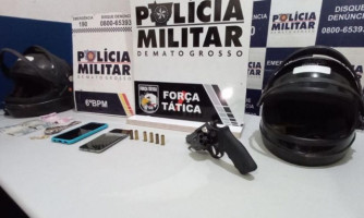Força Tática prende dupla após tentativa de homicídio em Cáceres