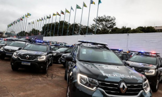 Governo de MT entrega 218 novas viaturas e garante mais eficiência às Forças de Segurança
