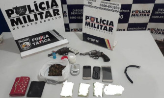 PM prende quadrilha e recupera objetos furtados por organização criminosa em Cáceres