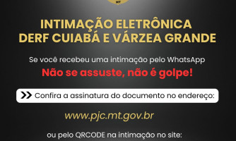 Polícia Civil de Mato Grosso inicia intimação eletrônica por Whatsapp