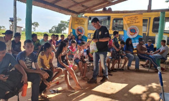 Polícia Civil ministra palestras preventivas para alunos da Comunidade Limoeiro, em Cáceres