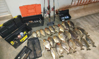 Polícia Civil prende três pessoas com pescado irregular durante operação na região do Pantanal