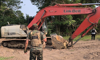 Sararé: Policiais civis apreendem em área de garimpo ilegal máquinas compradas em golpe contra empresa de SP