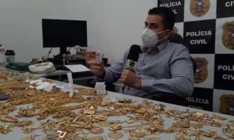 Policiais civis prendem em flagrante suspeito de assalto que levou R$ 50 mil em semijoias em MT