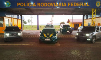PRF recupera 4 veículos em Pontes e Lacerda/MT