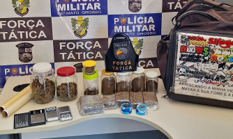 Suspeito de tráfico de drogas delivery é preso em flagrante pela PM