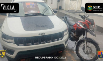 Veículos roubados e munições foram apreendidas durante operação das Forças de Segurança em Mirassol D’oeste