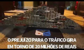 Ação integrada entre forças de segurança resulta na apreensão de 232 kg de cocaína em Goiânia-GO