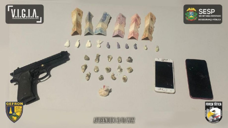 Ação conjunta apreende armas e drogas na fronteira de Mato Grosso com a Bolívia