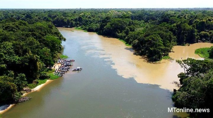 Autoridades constatam invasão das águas poluídas no Guaporé