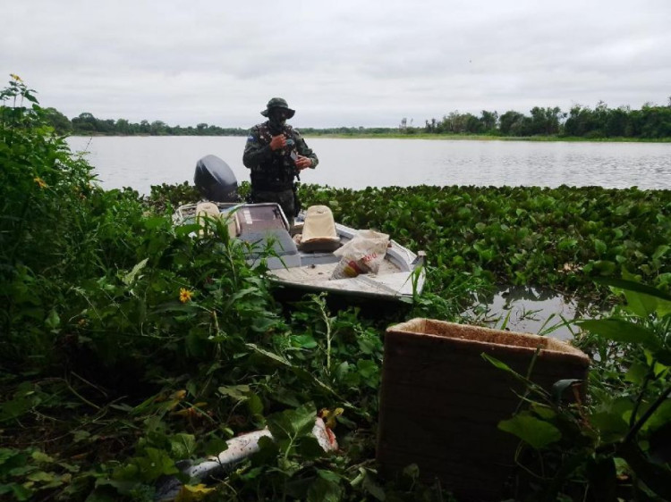 Três homens são presos com 61 quilos de pescado irregular no Rio Paraguai