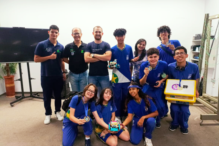 Alunos da Rede Estadual de Campo Novo do Parecis conquistam vaga na etapa nacional da Olimpíada Brasileira de Robótica