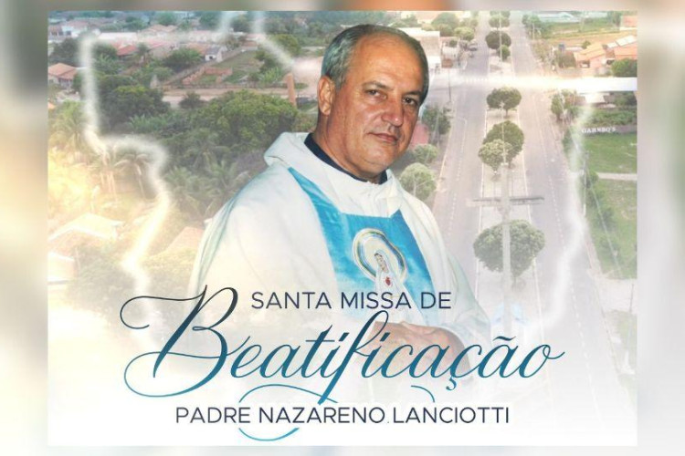 Beatificação do Padre Nazareno Lanciotti acontece neste sábado (13) e deve reunir caravanas de várias regiões