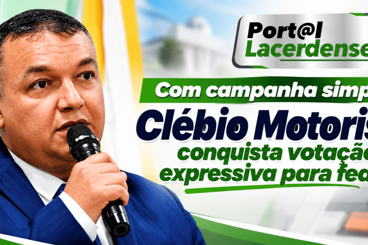 Com campanha simples, Clébio Motorista conquista votação expressiva para federal; 8.450 votos