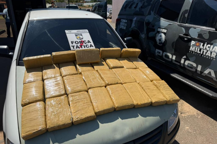 PM e Gefron prendem quatro homens e apreendem 31 quilos de maconha em Pontes e Lacerda