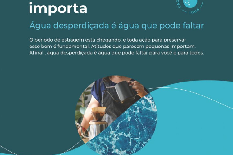 Consumo consciente: campanha da Águas Pontes e Lacerda visa redução de desperdícios no período da seca