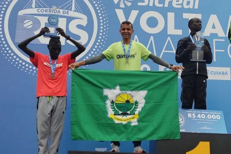 Corrida de Reis: Segundo lugar na Corrida de Reis, Wendel Jerônimo, de Pontes e Lacerda é o melhor brasileiro da prova