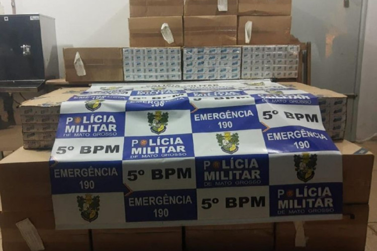 Dois homens são presos com mais de mil maços de cigarro contrabandeados do Paraguai