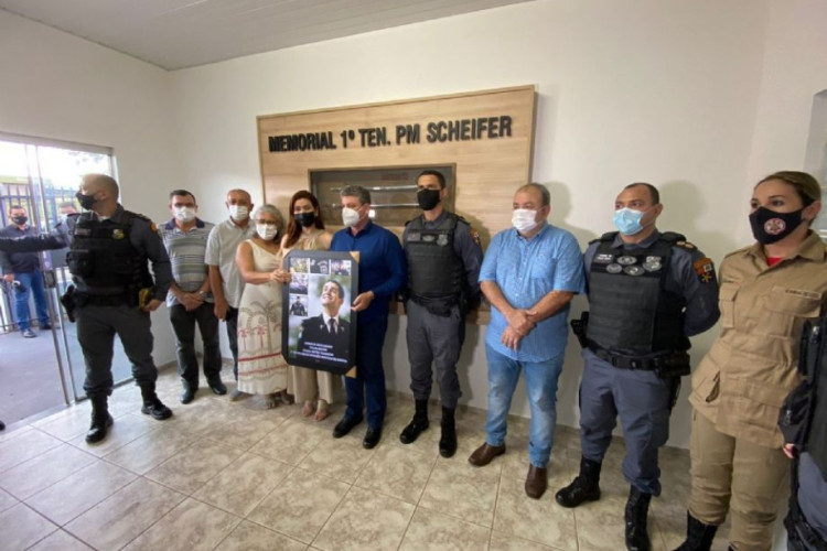 Escola militar em Pontes e Lacerda leva nome de Tenente Scheifer, morto há quase 5 anos