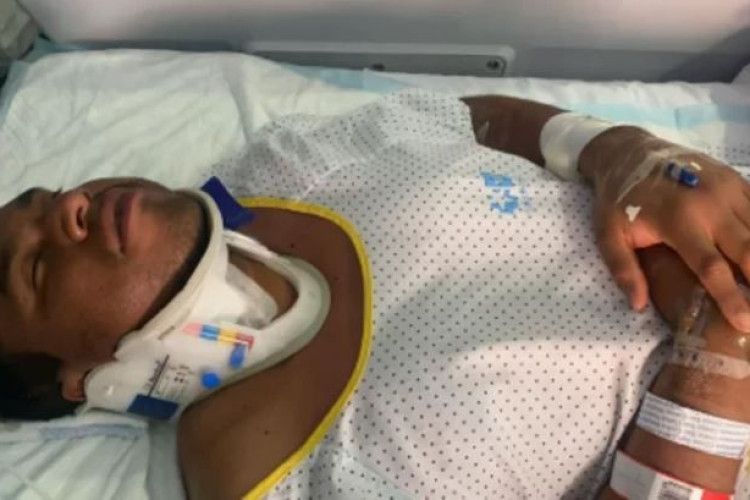 Família de MT faz vaquinha para jovem que sofreu acidente na Espanha